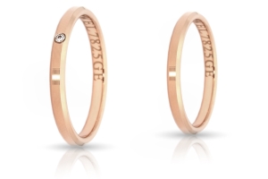 Fede Nuziale In Oro Rosa Mod. Serena mm. 2,5