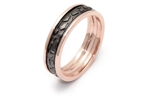 Fede Nuziale in Oro Rosa Mod. Lisbona mm. 5,8