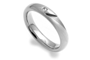 Fede Nuziale in Argento 925 mill. Mod. Ischia mm. 4