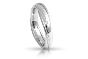 Fede in Argento 925 mill. Mod. Santiago mm. 4,20