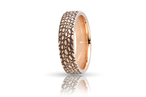 Fede Nuziale In Oro Rosa Mod. Zanzibar mm. 5