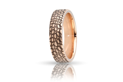 Fede Nuziale In Oro Rosa Mod. Zanzibar mm. 5