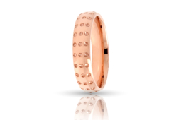 Fede Nuziale In Oro Rosa Mod. Aurora mm. 5