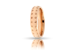 Fede Nuziale In Oro Rosa Mod. Asia mm. 5